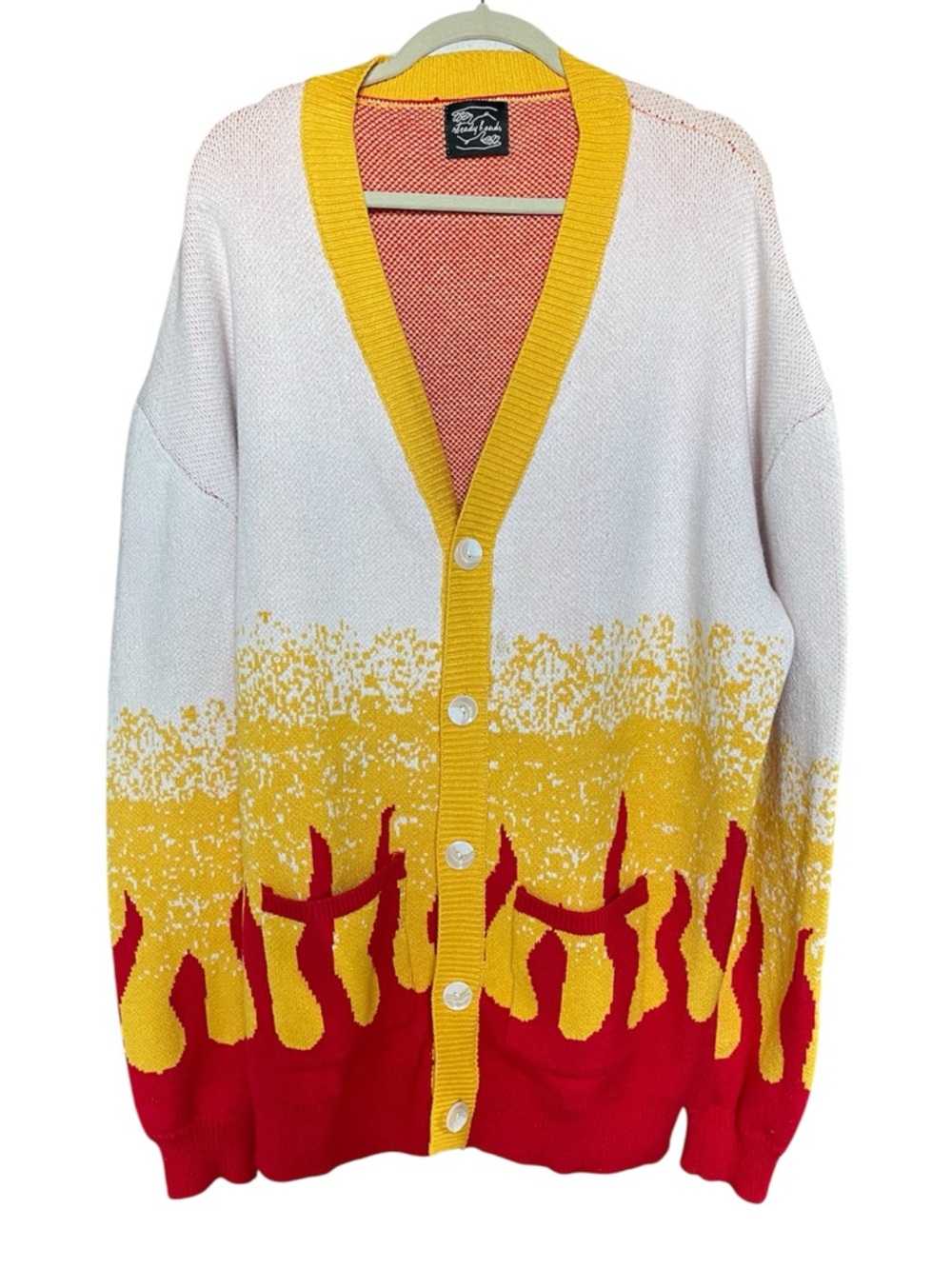 Steady Hands flame cardigan demon slayer anime